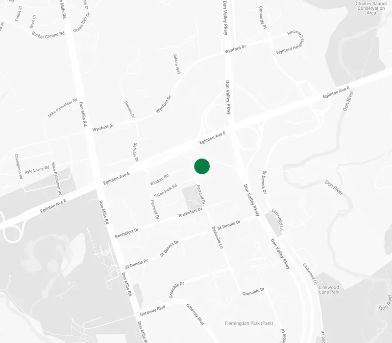 Map of AG Toronto Office