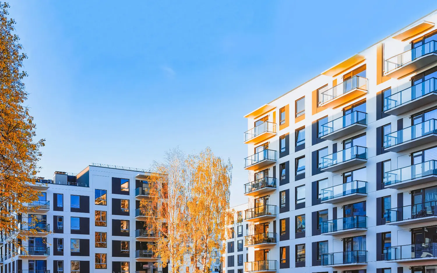 fragment-modern-residential-apartment-flat-buildings-exterior-detail-new-luxury-house-home-complex-part-city-real-estate-property-condo-architecture-copy-space-blue-sky